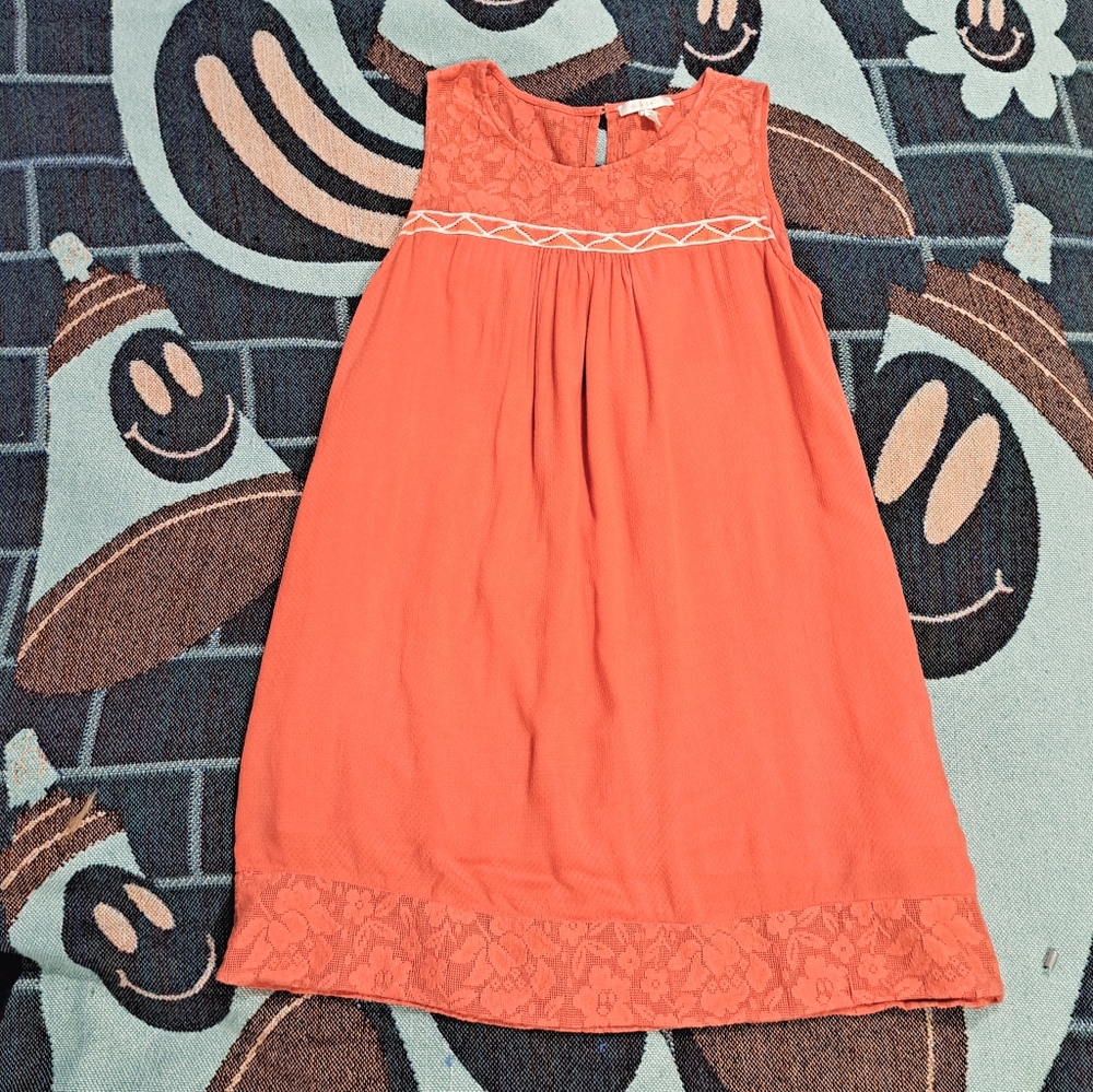 🌈LACE DETAILED SHIFT DRESS-L